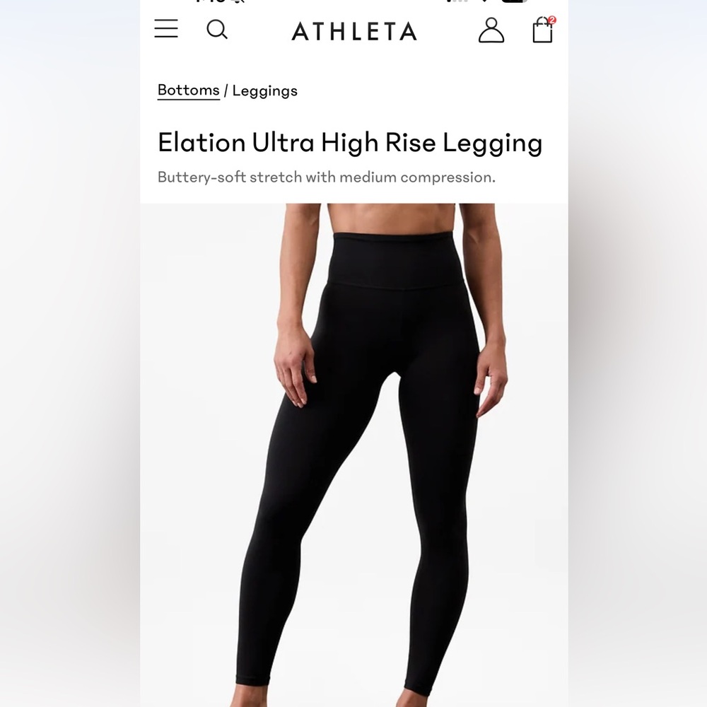Athleta Elation Ultra High Rise Legging